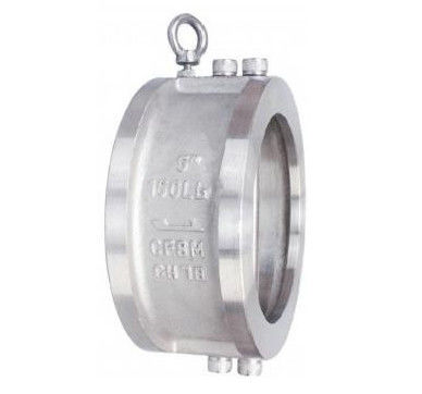 Small Double Disc Wafer Check Valve DN50-DN1000 Size Dual Disk Check Valve