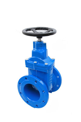 DIN3352 C Type Cast Iron Gate Valves Elastic Sealed Non Rising Stem Gate Valve