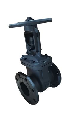 Industrial PN16 DN100 GOST Gate Valve Cast Steel Flange Gate Valve Fluid Control