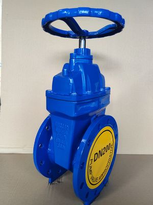 Handwheel Operated Soft Seal Resilient Seated Cast Iron Flange Gate Valve for Water system