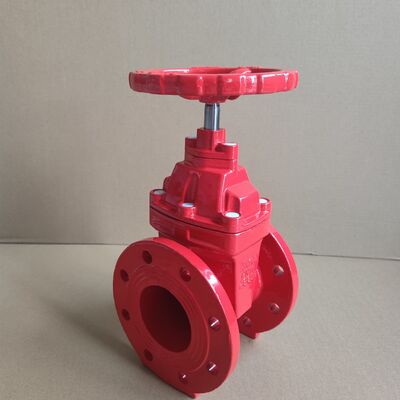 DIN 3352 F4 Resilient Seated Gland Gate Valve DN100 - Double Gland Design for Industrial Water Control