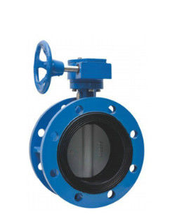 Lightweight Cast Iron Butterfly Valves Flange Type Midline Butterfly Valve PN6 PN10 PN16