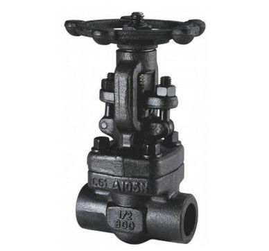 Integral Or Welded Forged Steel Valves Industrial Globe Valve Wear Resistance