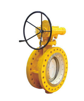 Multi Layer Sealing Triple Offset Butterfly Valve Low Opening Torque DN50~DN1200