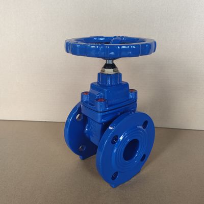 Water Media Manual Pn16 Rubber Disc Gate Valve for Manual Operation Pressure Control
