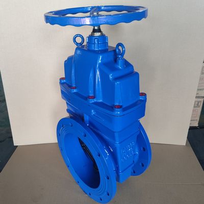 Industry Water Valve Resilient Seat Soft Flange Water Control Cast Iron Gate Valve